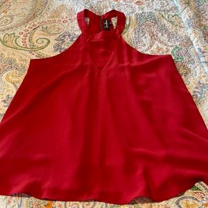 Women’s Sam Edelman red halter blouse